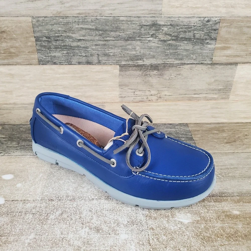 Birkenstock Tennessee Womens Boat‎ Shoes Sz 5 EU 36 Regular Lace Up Loafers
